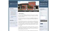 Desktop Screenshot of dentconsultores.com